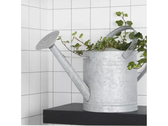 Arrosoir 8,75 L - L 24 x l 55,5 x H 30,5 cm - Zinc Patiné