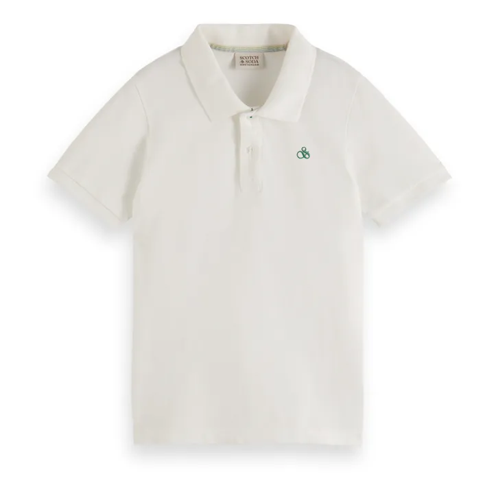 Scotch & Soda Polo Fabric Dyed | Blanc