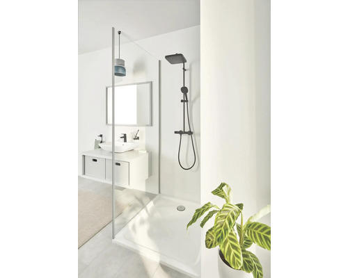 Grohe Quickfix Vitalio Comfort 110 vierkante handdouche, 162 x 110 mm, zwart, 263972431
