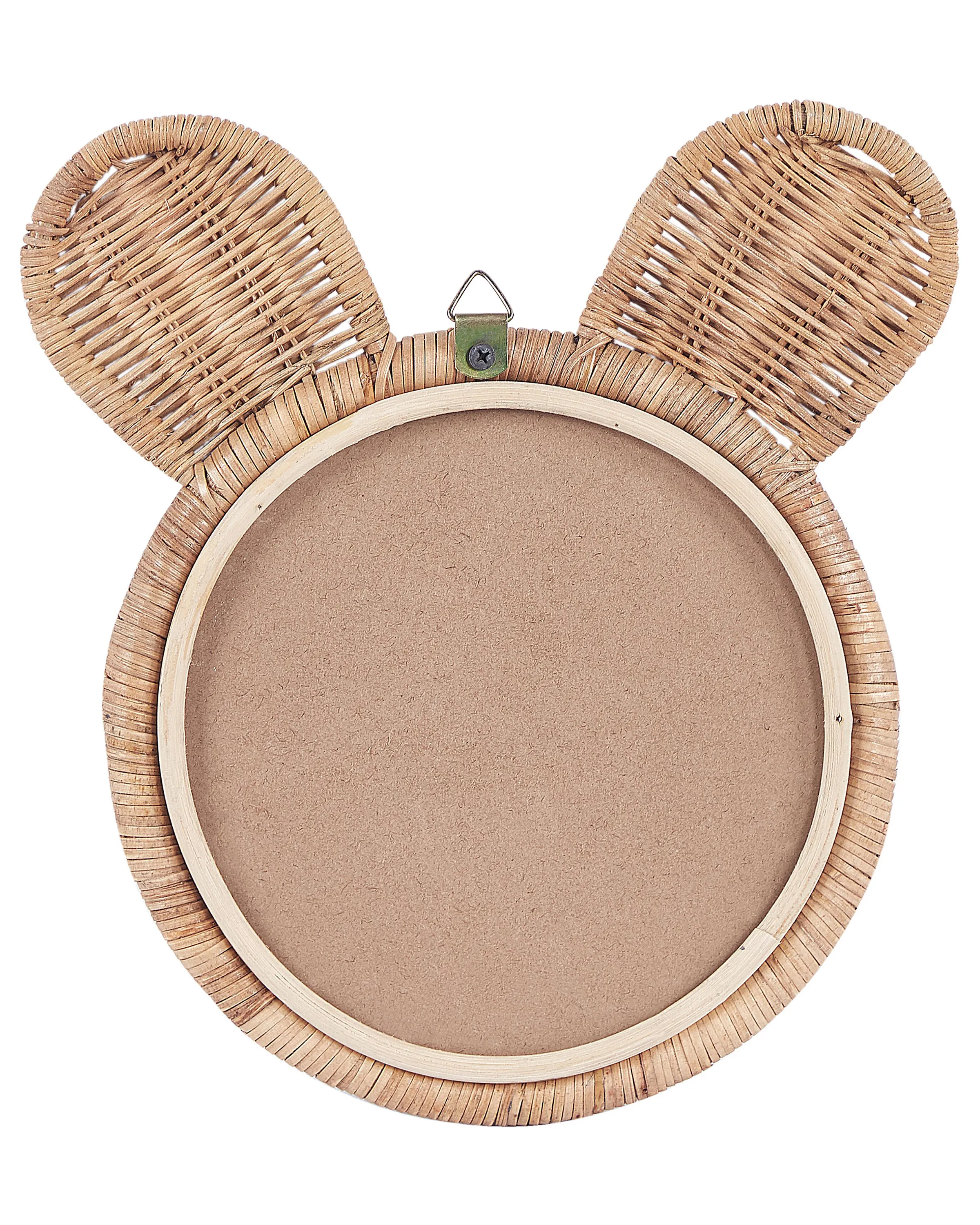 Wandspiegel ASHANTI 30 cm 33 cm Rotan Natuurlijk