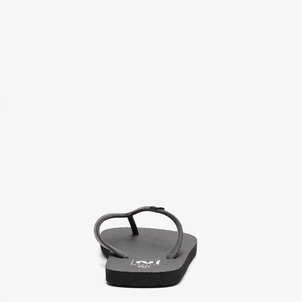 Dames teenslippers zwart