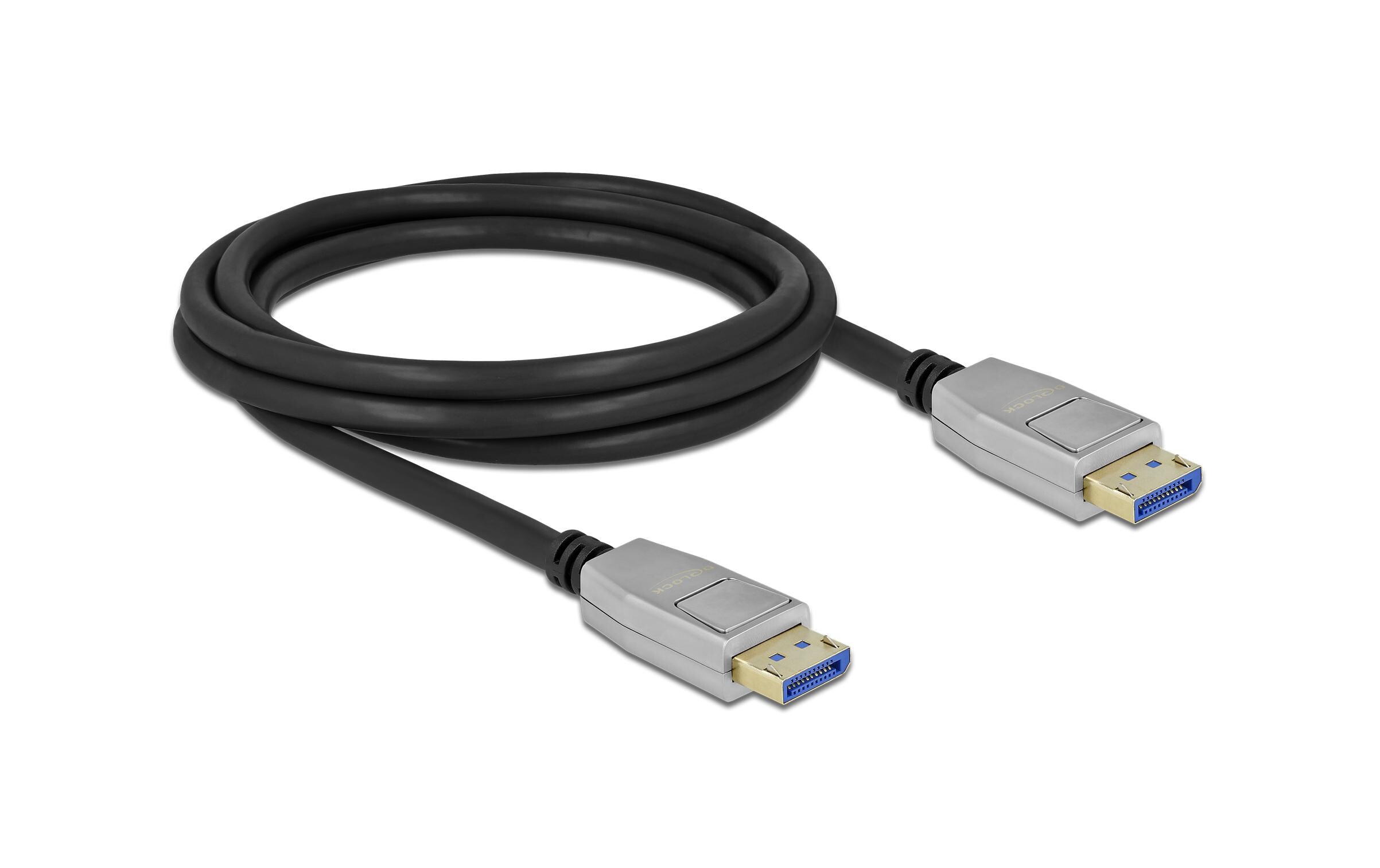 Kabel 10K 60Hz, 54Gbps DisplayPort - DisplayPort, 2 mDelock DisplayPort Kabel 10K 60 Hz 54 Gbps 2 m