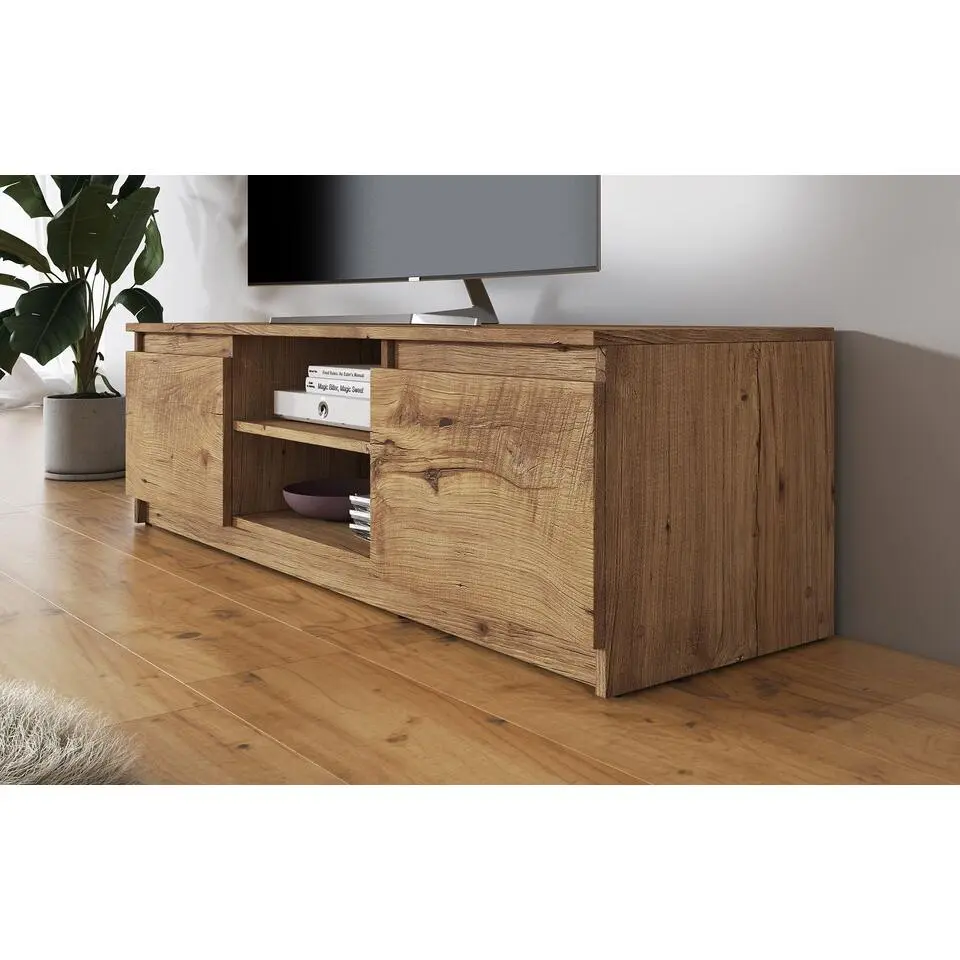 Meubella - TV-Meubel Diaz - Eiken - 120 cm