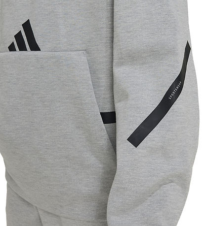 adidas Performance Kapuzenpullover - J Z.N.E HD - Mgrey/Black
