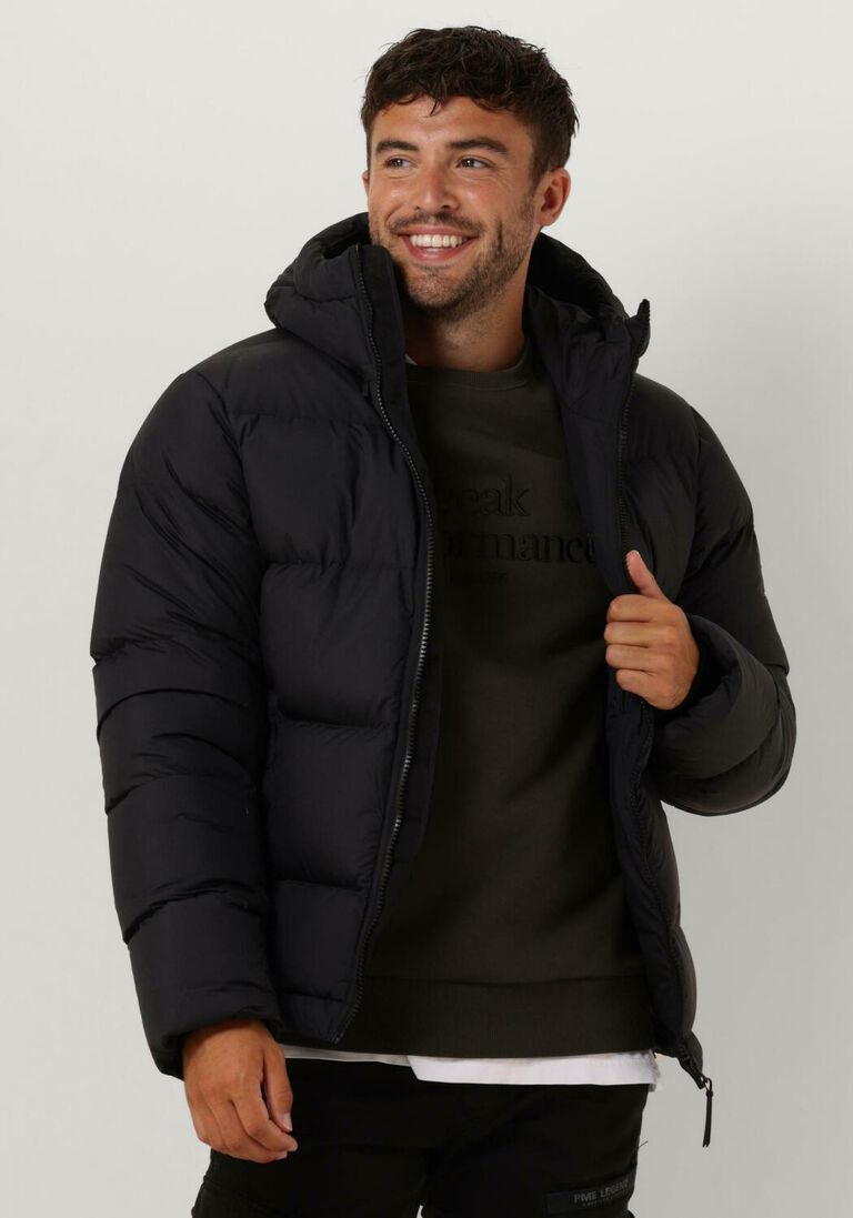 PEAK PERFORMANCE zwarte peak performance gewatteerde jas rivel jacket