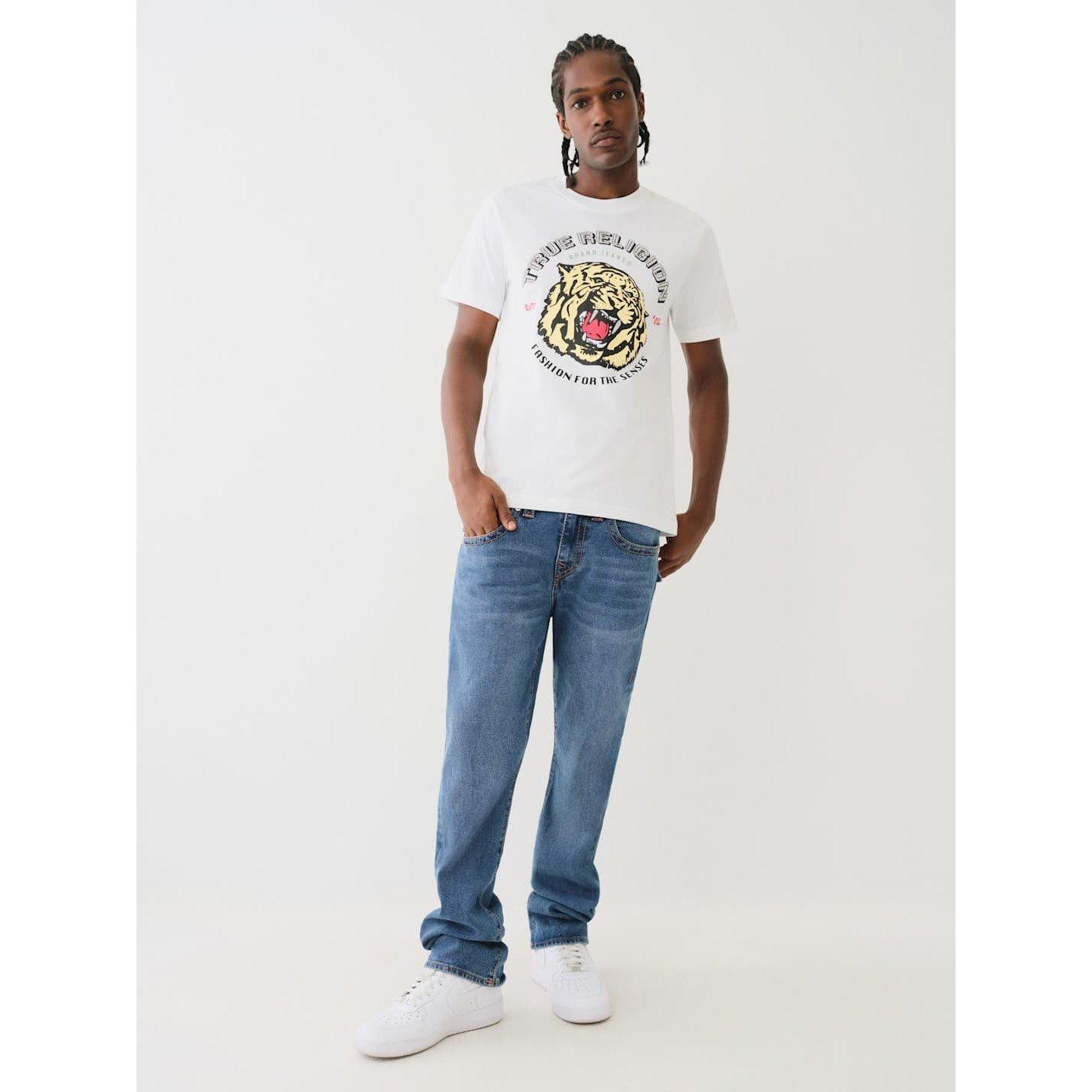 True Religion TR Tiger Face T Shirt Mens
