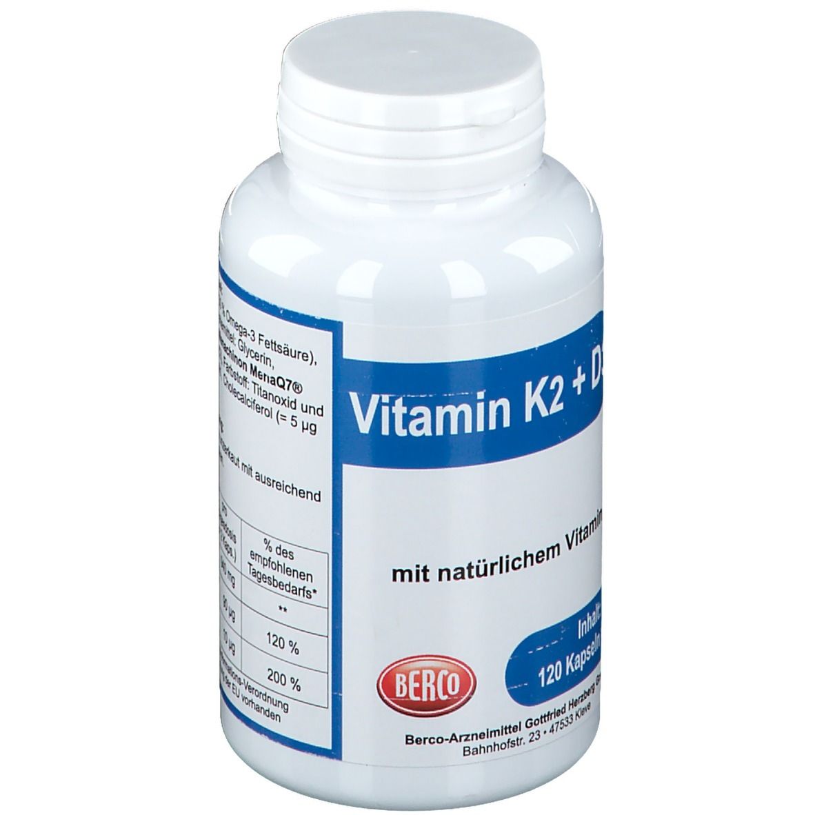 VITAMIN K2 + D3 BERCO