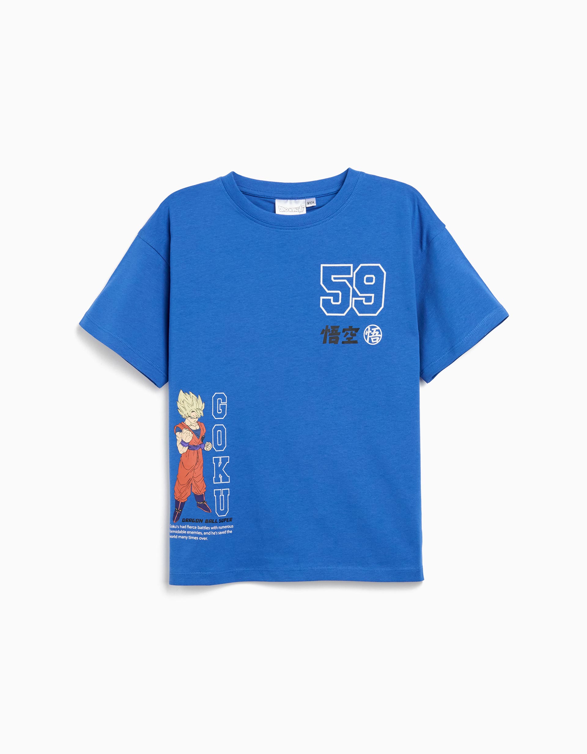 T-shirt 'Goku', Menino, Azul