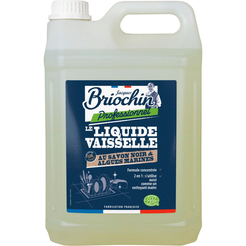 Liquide vaisselle mains Briochin Professionnel - Bidon de 5 L