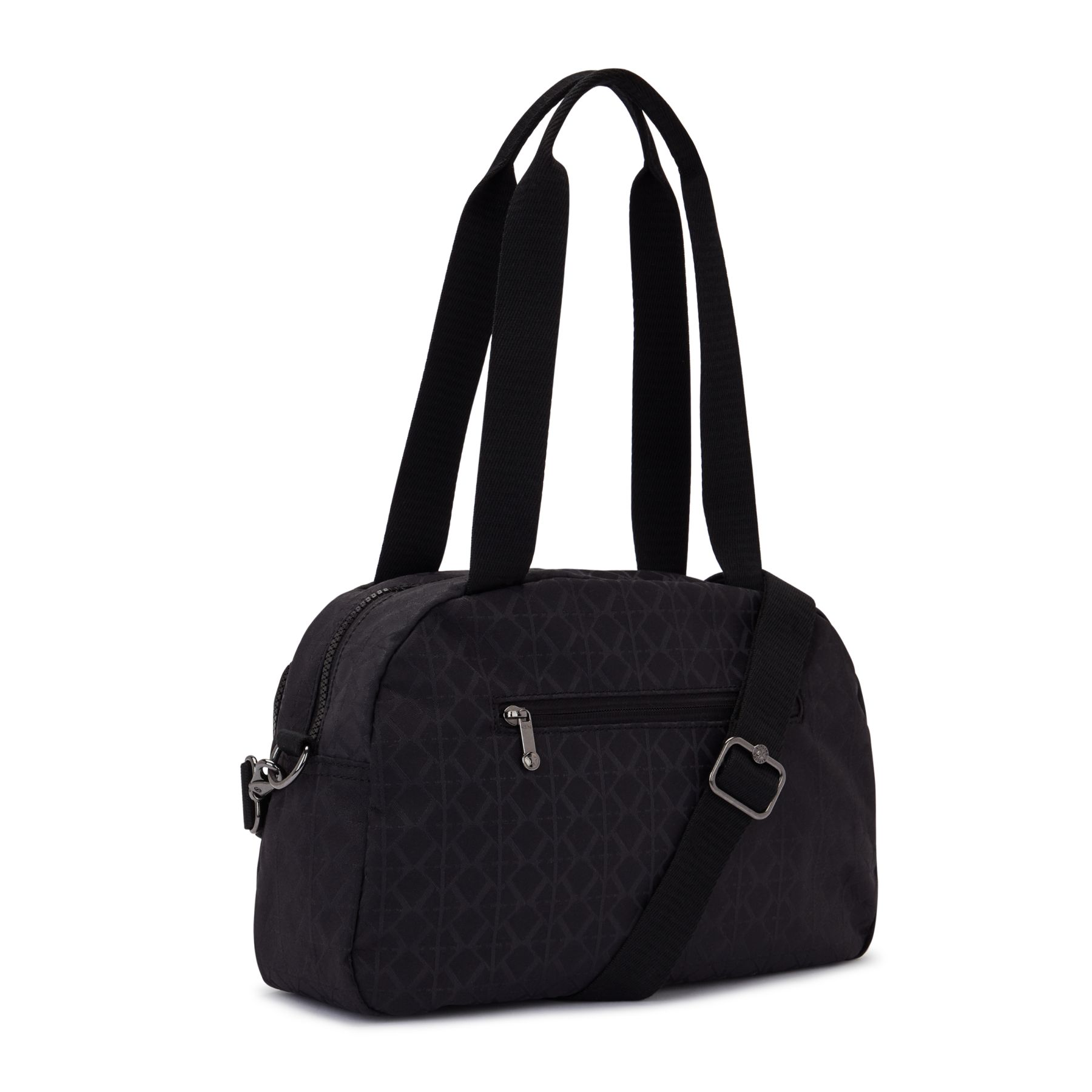COOL DEFEA Sac Épaule Taille Moyenne avec Sangle Détachable - Signature Black QVC