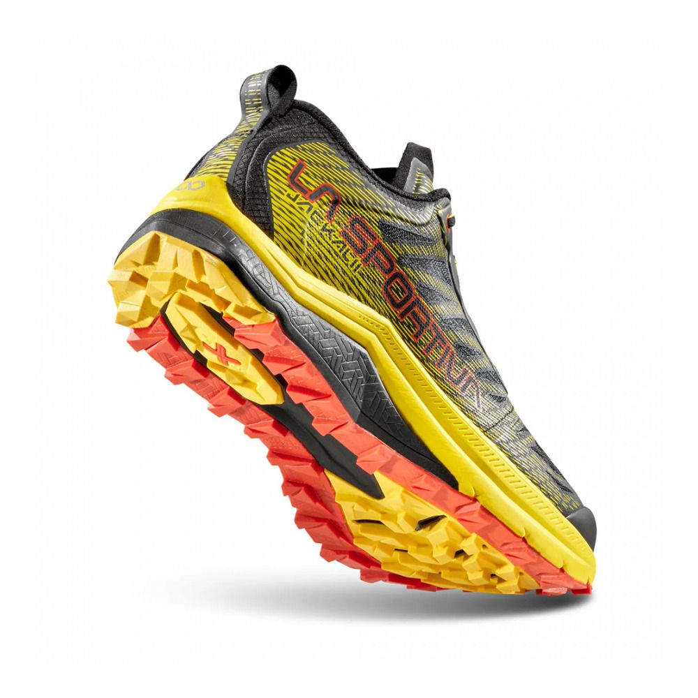 La Sportiva JACKAL II - Chaussures trail Homme black/yellow