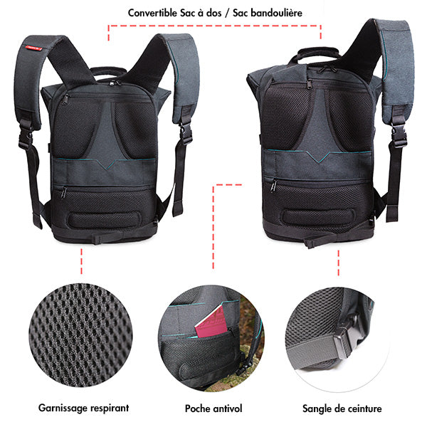 Sac à  dos Vandra Urban - Connecté et Sécurisé