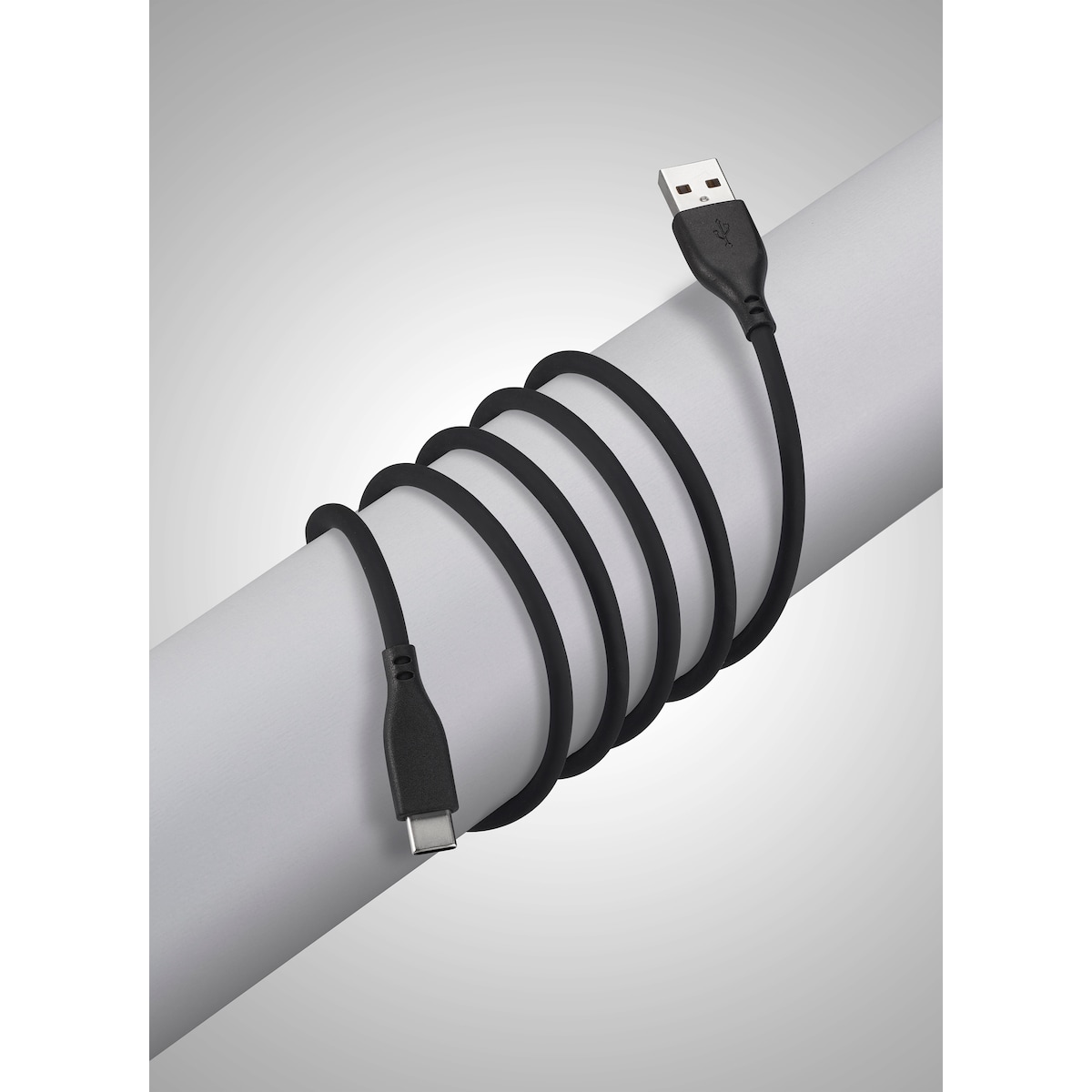 Goji USB-A to USB-C kabel 2m (sort)