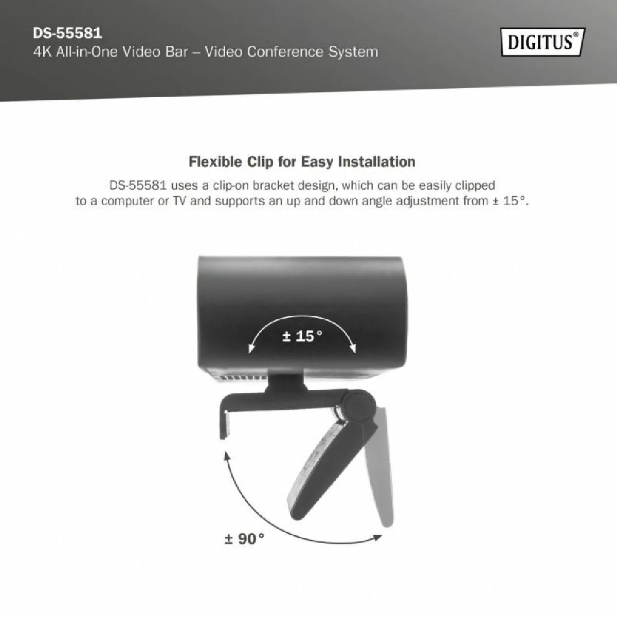 Digitus VideoBar Mini 4K