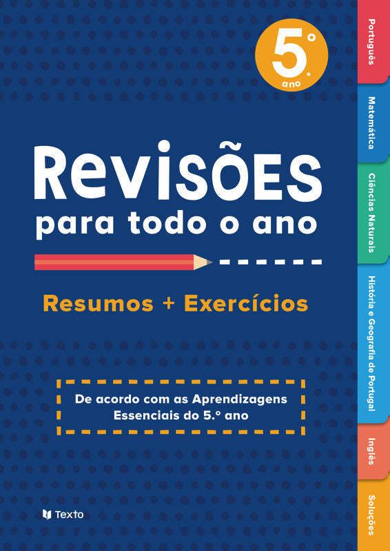 Revisões para Todo o Ano - 5.º Ano Resumos + Exercícios
