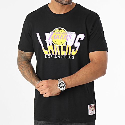 Tee Shirt Retrodome Los Angeles Lakers Noir