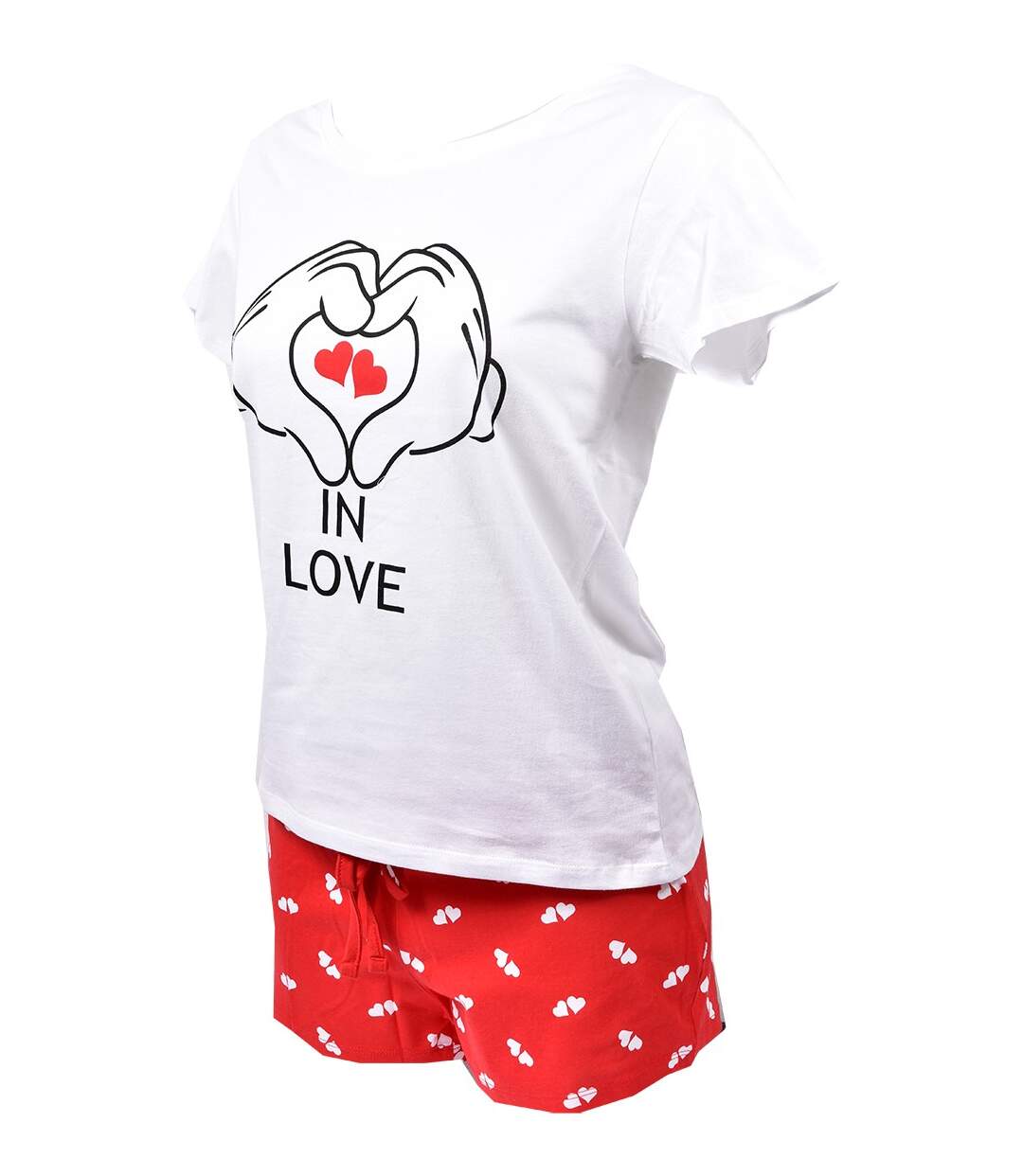 Pyjama Femme MINNIE en Coton -Chaleur,Douceur et Confort- Pack de 2 Pyjacourt EV3583