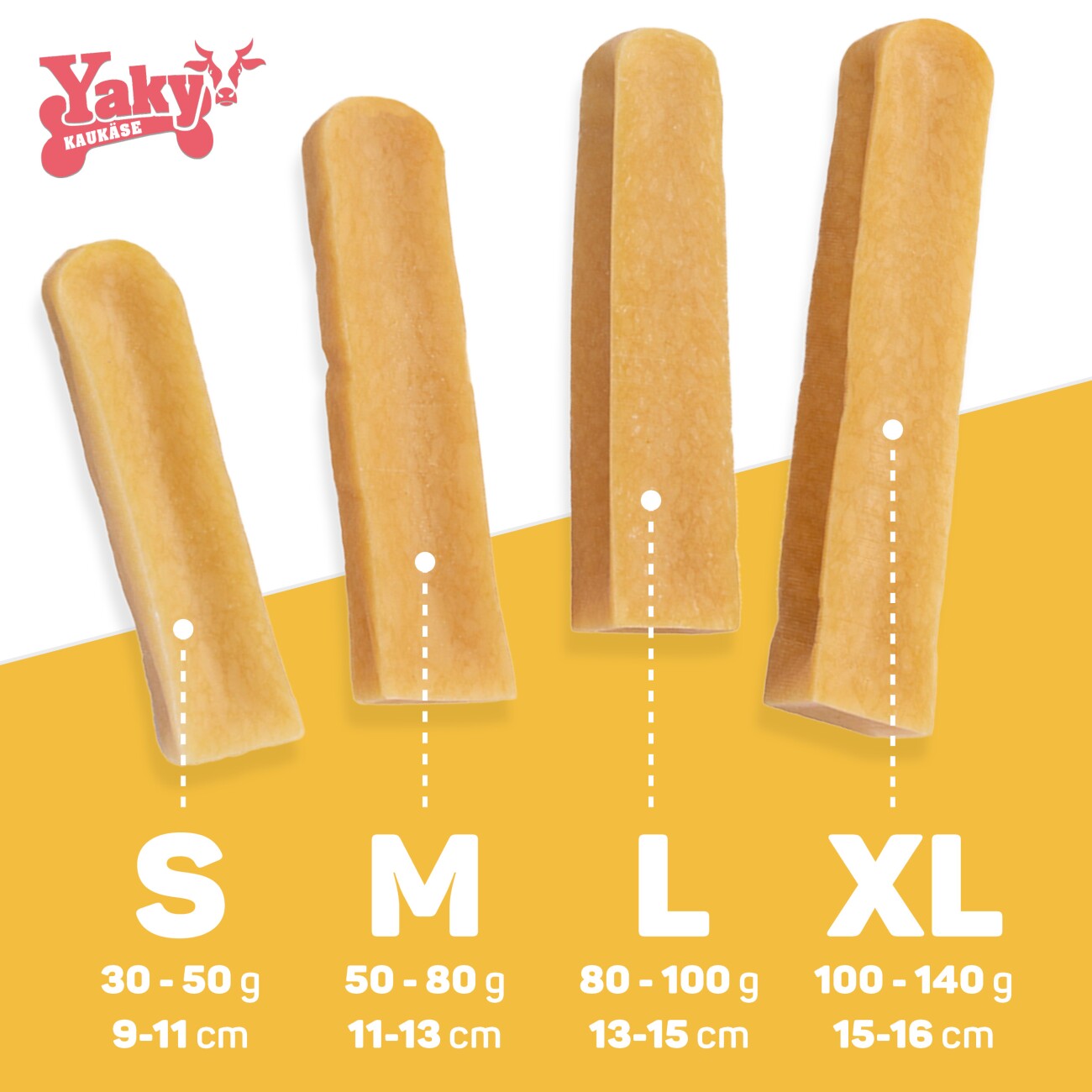 Larsson Yaky Kaukäse S 3er Set