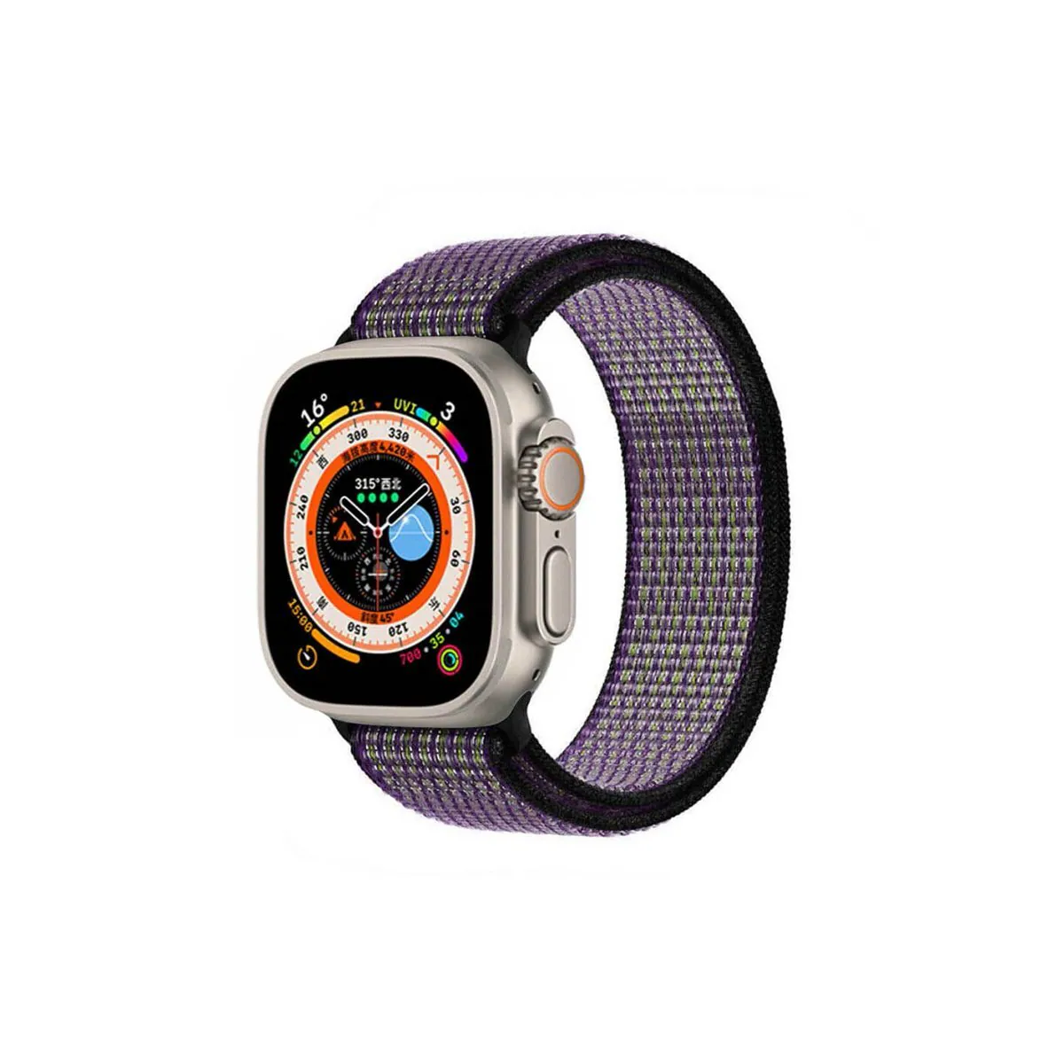 Nylon klokkerem Apple Watch Ultra 2 (49mm) - Desert Sand