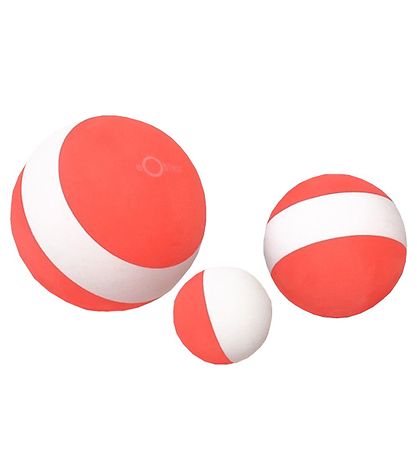 bObles Bold - 7/11/15cm - 3-pak - F?dselsdag - R?d/Hvid
