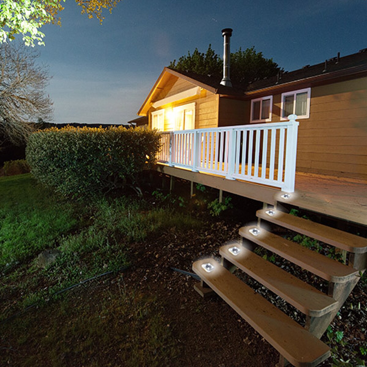 Starlyf® Leistungsstarke Solar LED - Gartenstrahler 4 Stück Solar Lights