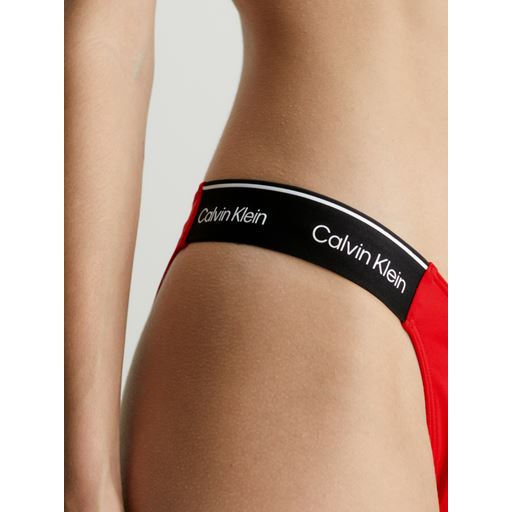 Calvin Klein Delta Bikinitrusser, Cajun Red, M