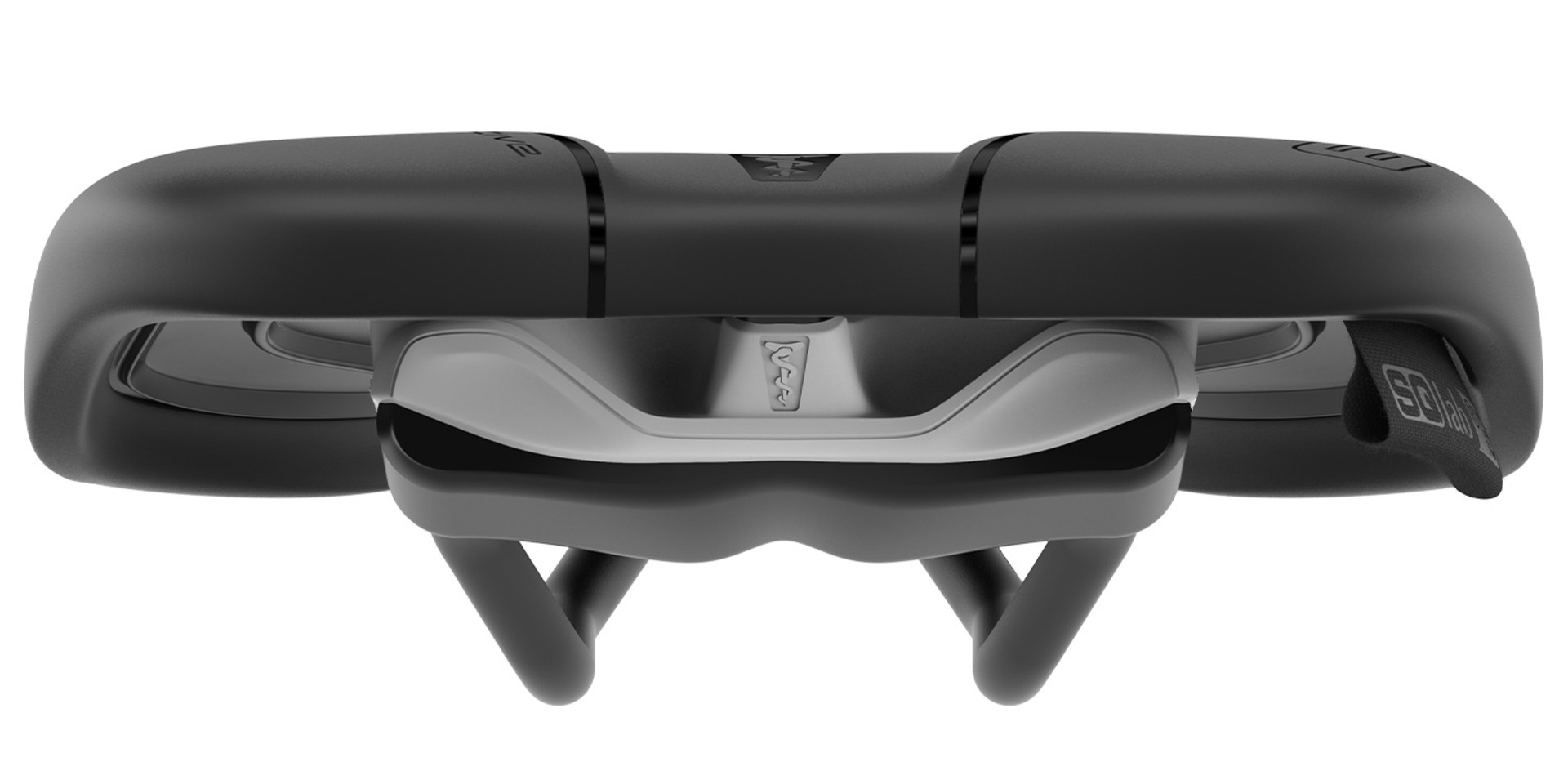 SQlab 612 Ergowave Active 2.1 S-Tube Fietszadel Zwart