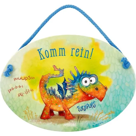 Die Spiegelburg Türschild (Nachtleuchtend) Furzipups
