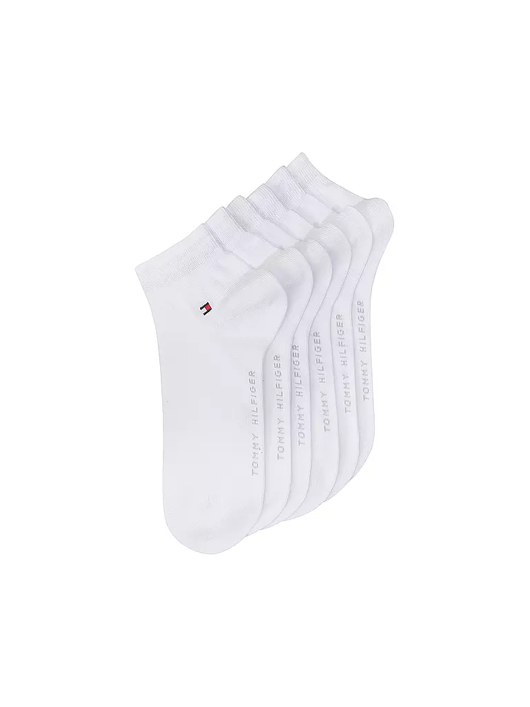 TOMMY HILFIGER Sneaker Socken 6er Pkg. White weiss