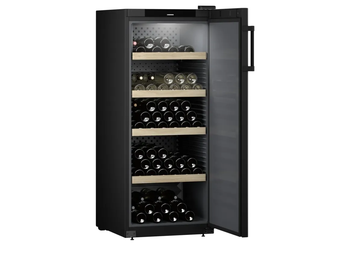 Liebherr WSbl 4601-20 001 Vinskab - FS, GrandCru, 1 zone, BlackDoor, 145x60cm