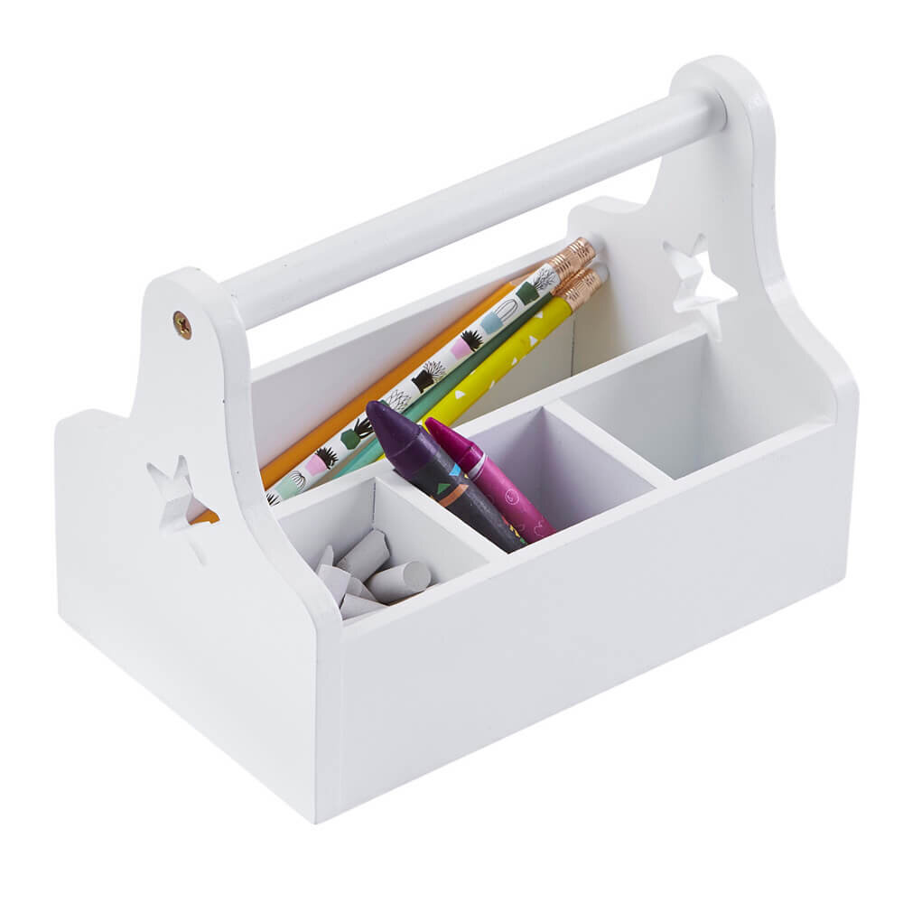 Kids Concept Kids Concept Sammelkiste Star weiss 20x13x15cm