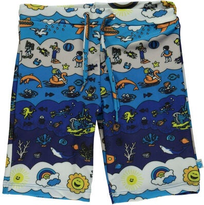 Småfolk Shorts, Ocean Blue