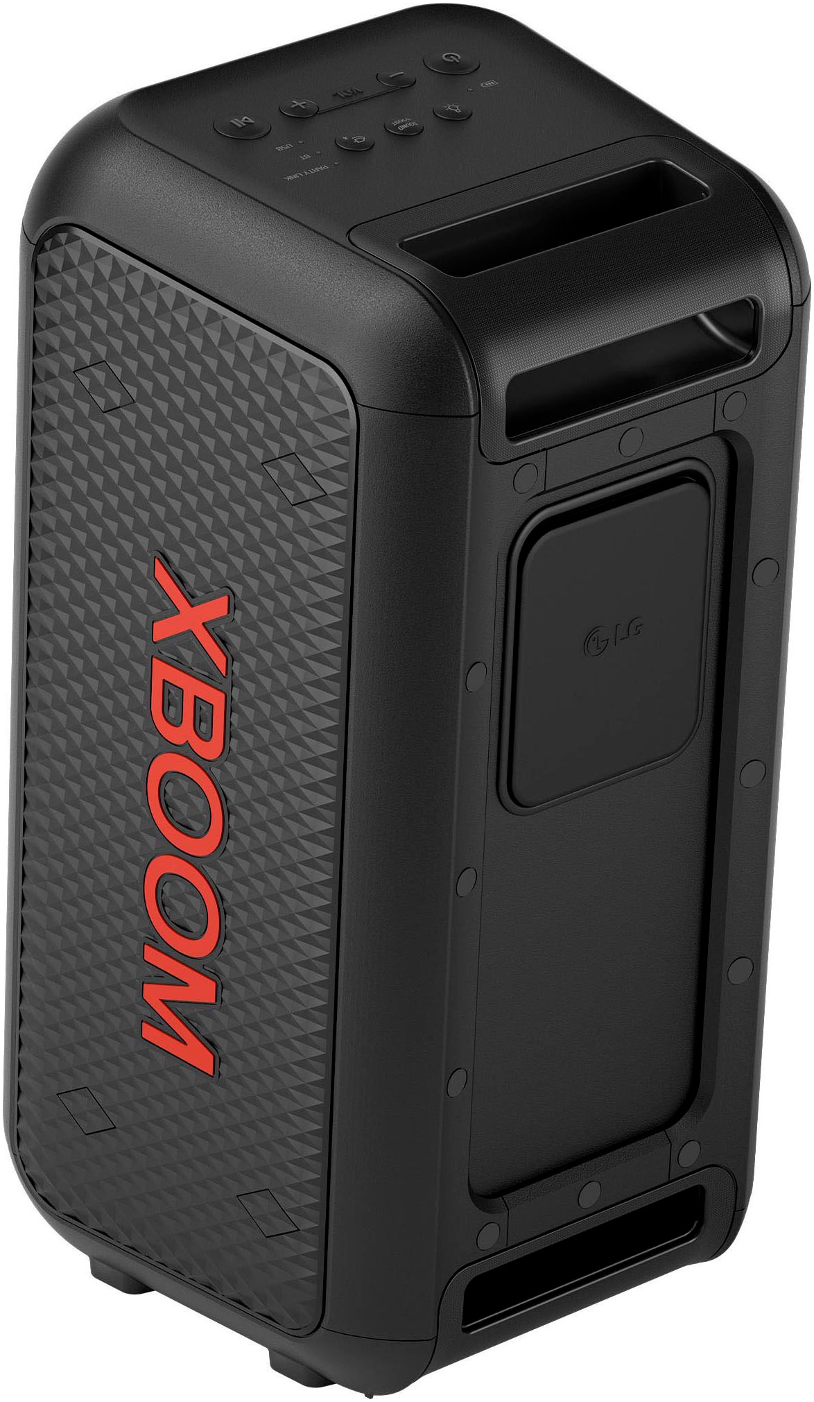 LG Party-Lautsprecher »XBOOM DXL5T« 2.1 (Bluetooth 2.1 Soundsystem | App-Steuerung | Beleuchtungseffekte | DJ-Funktionen | Equalizer | Karaoke-fähig | Multiroom | Wireless Party Connect 200 W)