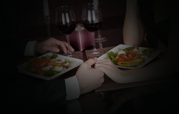 Dinner in the Dark in Gernsheim als Geschenk