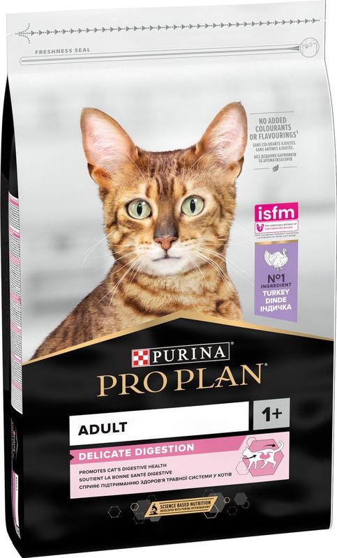 Pro Plan Adult Delicate Digestion - Kattenvoer Droogvoer - Kalkoen - 10 kg