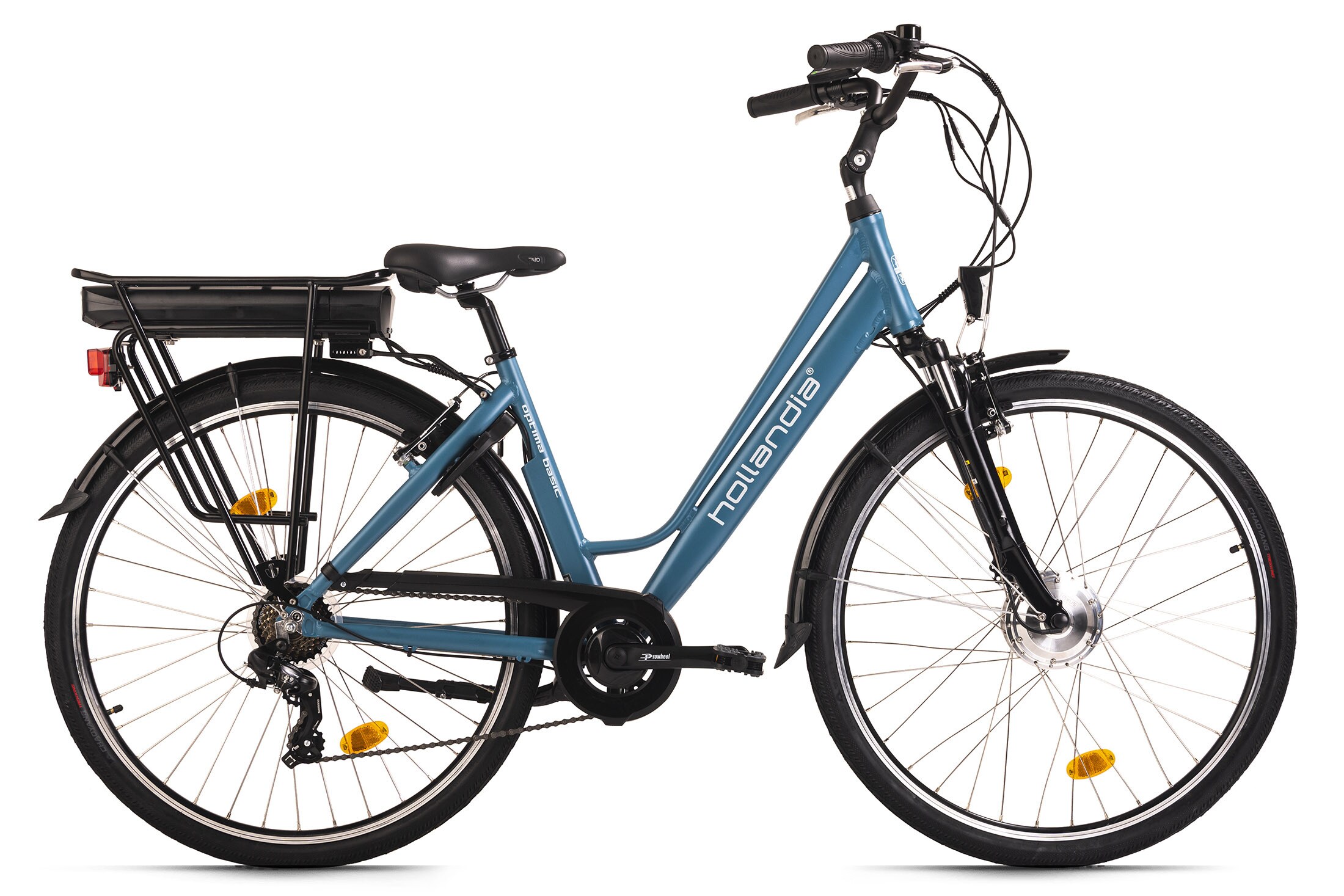 Hollandia E-Citybike Damen 28'' Optima Basic Blau 7 Gänge