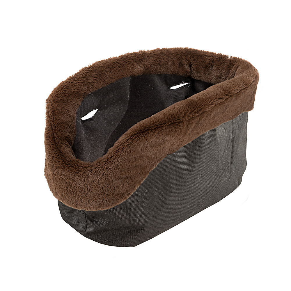 Ferplast sac de transport pour chiens with me winter, eva, caoutchouc souple plastifié, avec housse en fourrure écologique,