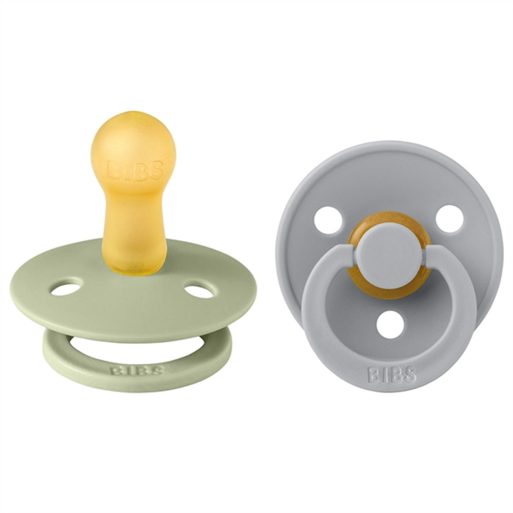 Colour Latex Sutter 2-pak Rund Sage/Cloud - Bibs