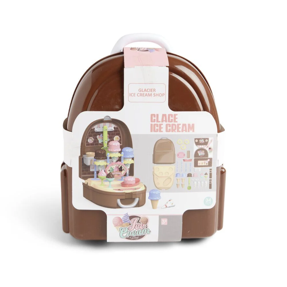 Sac à dos jouet enfant glacier 34 pièces