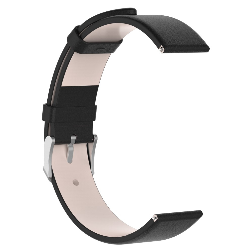 Echtleder Uhrenarmband mit Dornschliesse 18mm (Gelenkumfang: 170-220 mm) - Schwarz / Braun