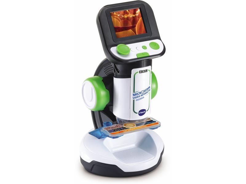 Vtech Genius XL – Microscope vidéo interactif -FR- Kinderfreundliches Mikroskop mit 3 Spielmodi