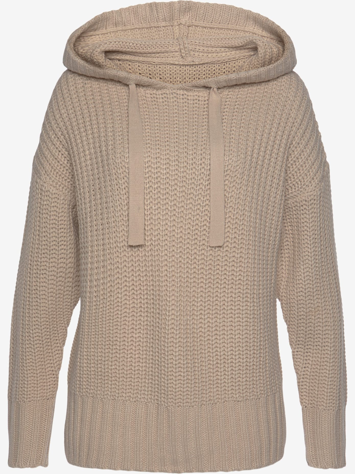 Pull à capuche en grosse maille douce