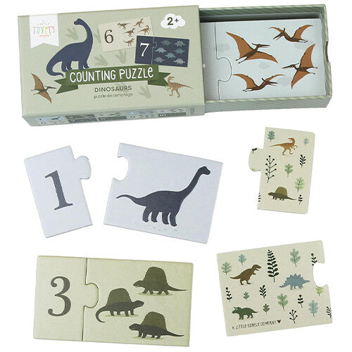 A little lovely company telpuzzel - dinosaurussen - 10x2st