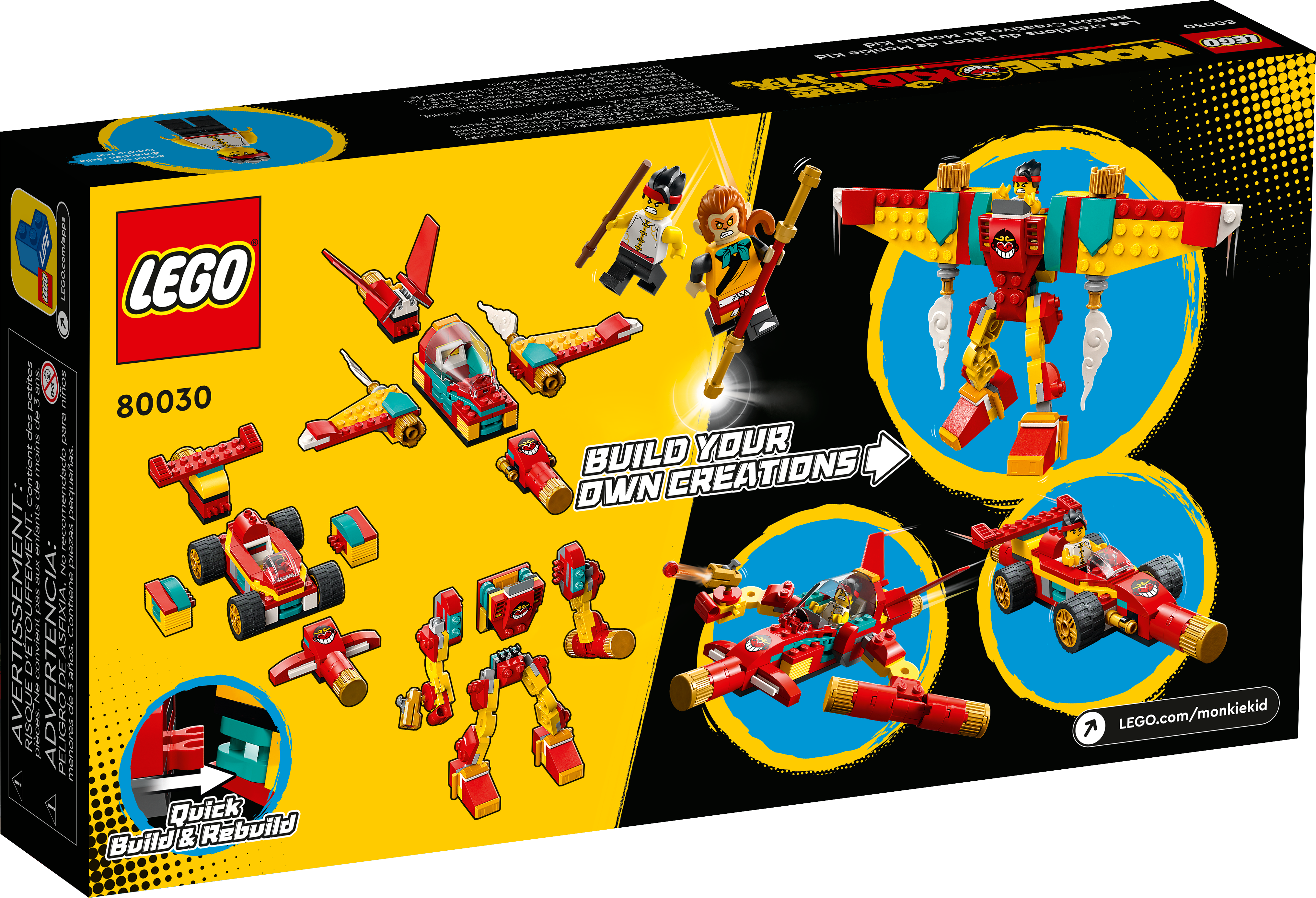 As criações do Monkie Kid stick 80030