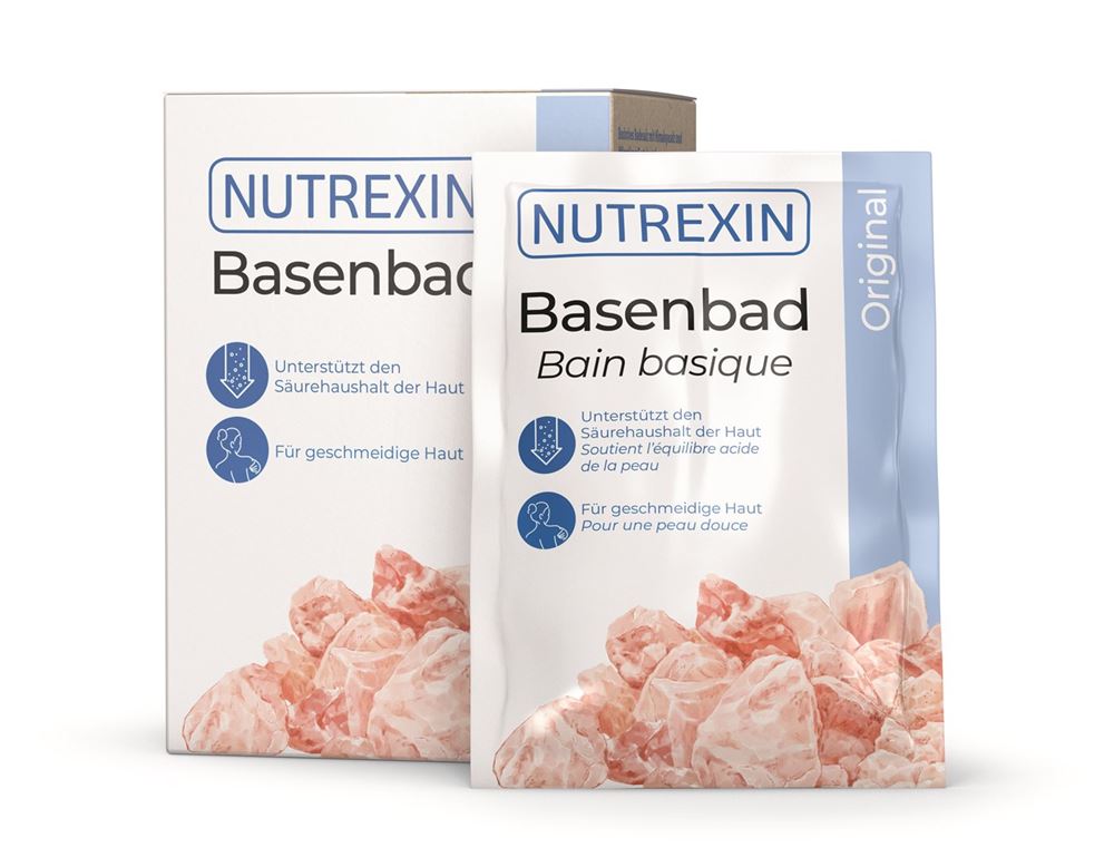 NUTREXIN Basenbad<br>6 × 60 g, Beutel, Original