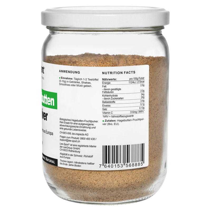 Bio Hagebutten Fruchtpulver