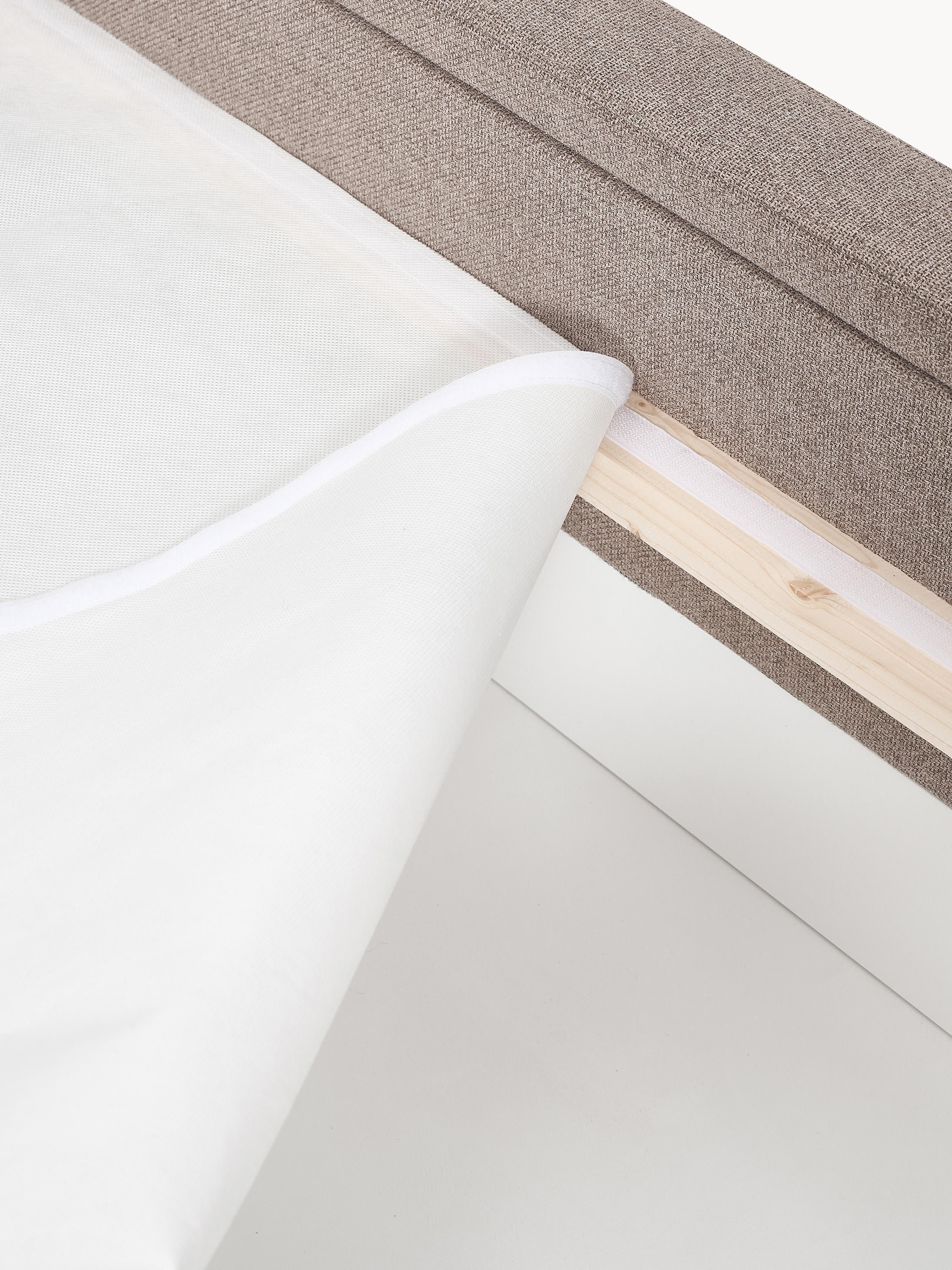 Gestoffeerd bed Arche met lades