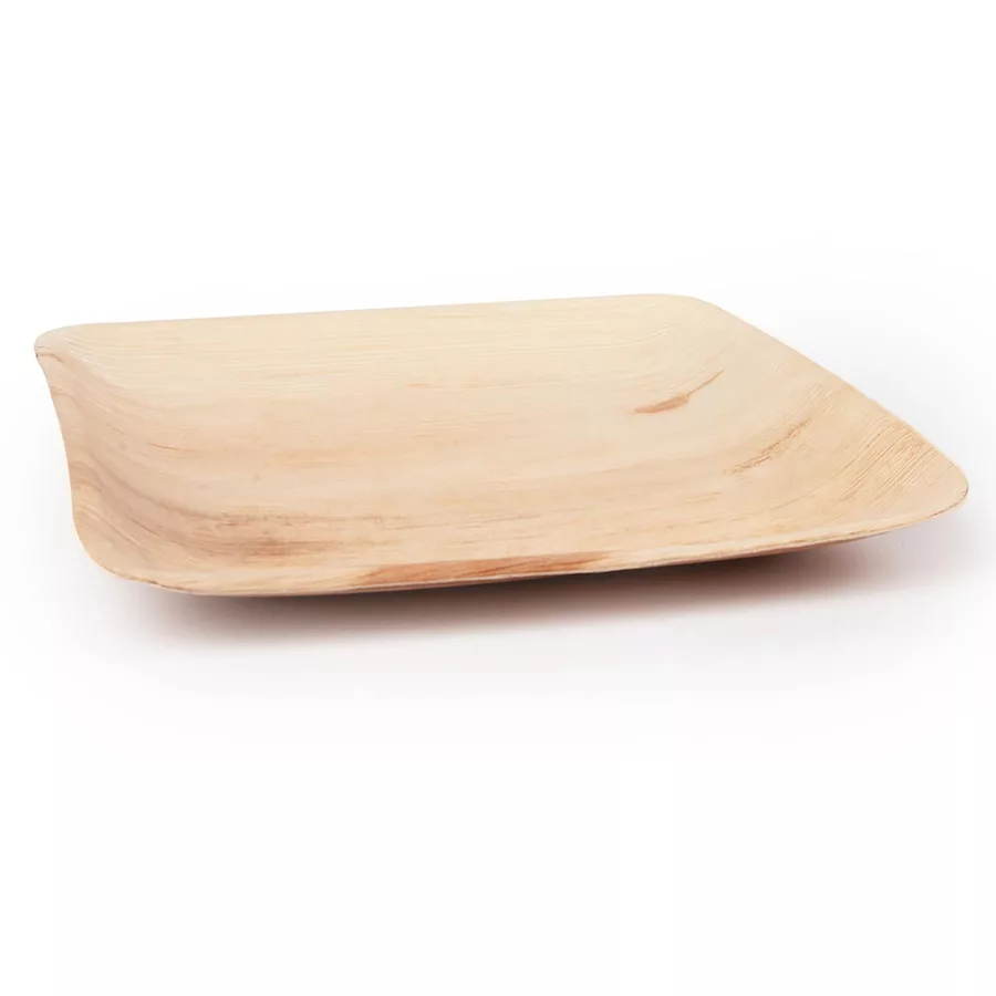Luxentu Einwegteller 18 x 18 cm 25er Set natur