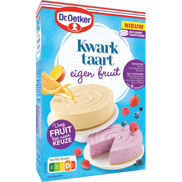 Dr. Oetker Kwarktaart Eigen Fruit Bakmix 210 g