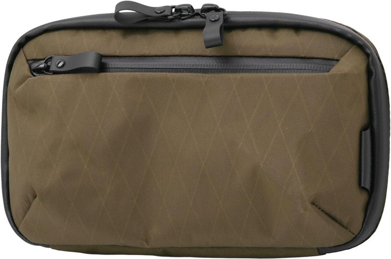 Alpaka Gear Elements Tech Case Mini AD010210506 Olive Green X-Pac VX42, tech-organizer en crossbodytas